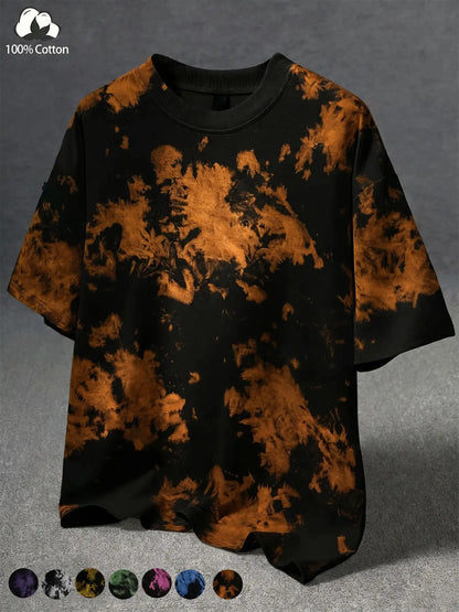 ⏰ Sale Ends Tonight ⏰Unisex Vintage Tie-Dye T-Shirt for Summer Streetwear