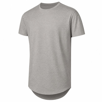 🔥Men's 12-Pack Cotton Hipster Hip Hop Longline Crewneck T-Shirt