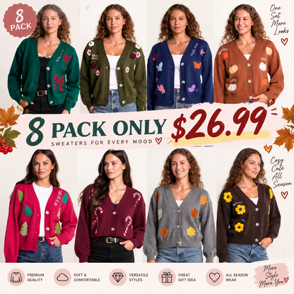 🎅Christmas Special Offer-Love in Faith Women's Embroidered Casual V