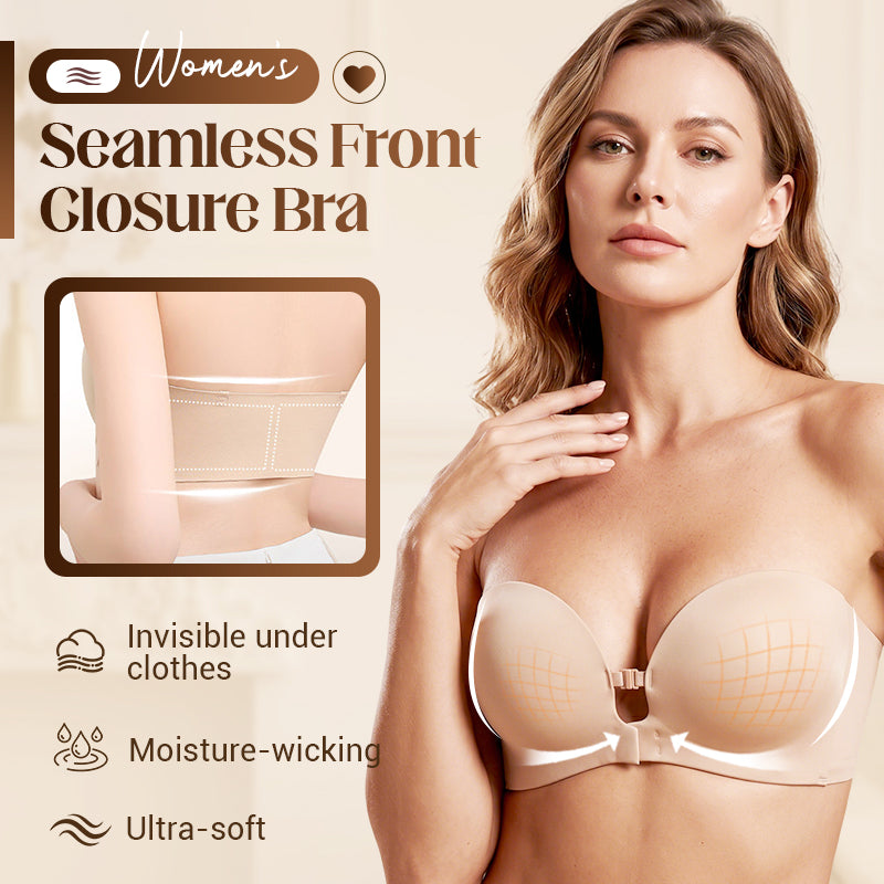 💎 Best Sellers On Final Sale 💎Seamless Front Closure Bra With Adjustable Straps