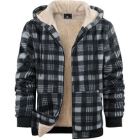 Black and gray check pattern