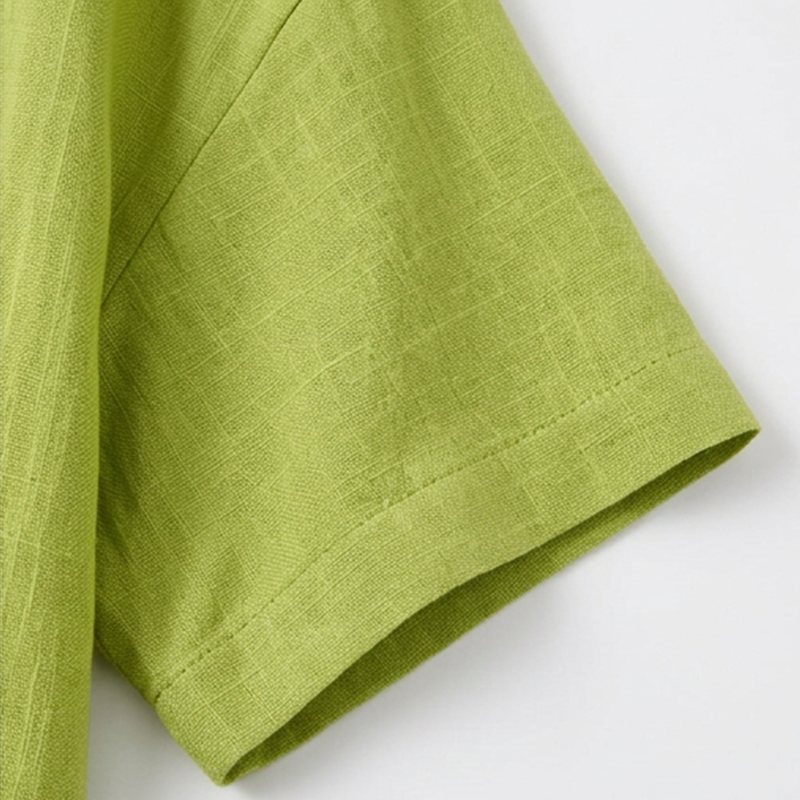 ⏰ Sale Ends Tonight ⏰Women’s Cotton Linen Polo Shirt – Casual Short Sleeve Summer Top