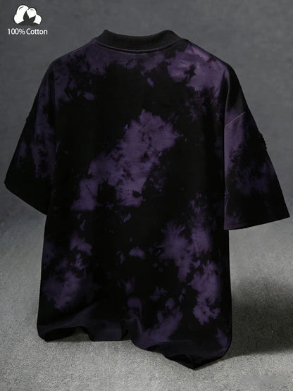 ⏰ Sale Ends Tonight ⏰Unisex Vintage Tie-Dye T-Shirt for Summer Streetwear