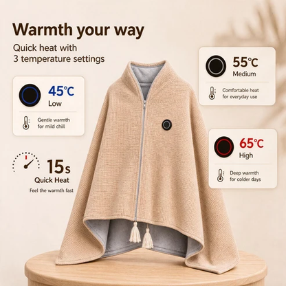 🔥Black friday Sale🔥Portable Heated Blanket Shawl