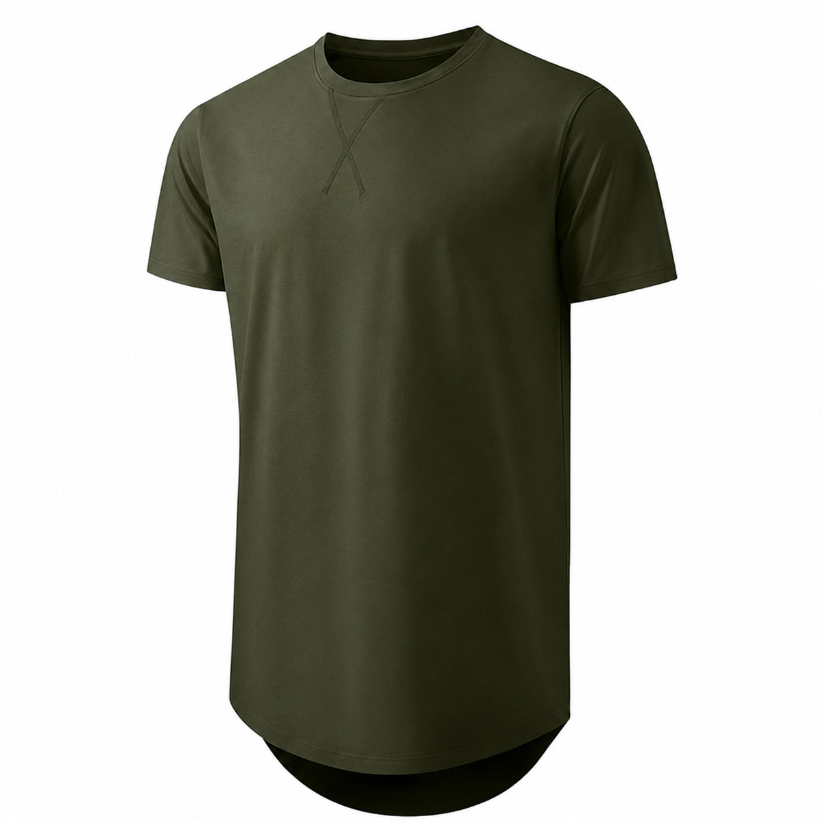 🔥Men's 12-Pack Cotton Hipster Hip Hop Longline Crewneck T-Shirt