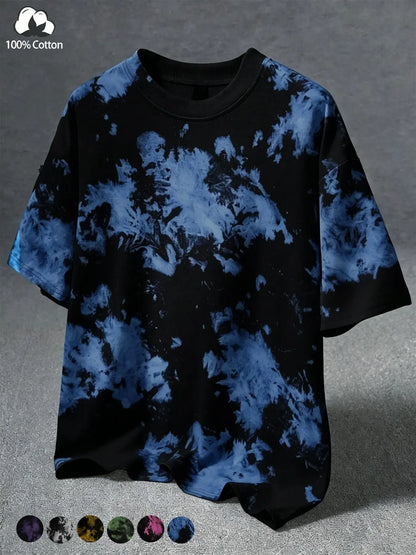⏰ Sale Ends Tonight ⏰Unisex Vintage Tie-Dye T-Shirt for Summer Streetwear