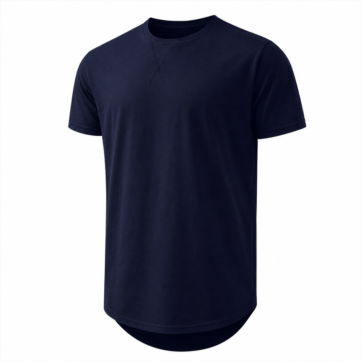 🔥Men's 12-Pack Cotton Hipster Hip Hop Longline Crewneck T-Shirt