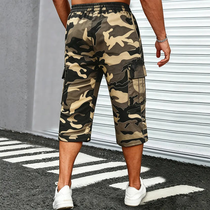 ⚡ Last Call For Big Savings ⚡Camo Casual Cargo Shorts Set with Adjustable Waist