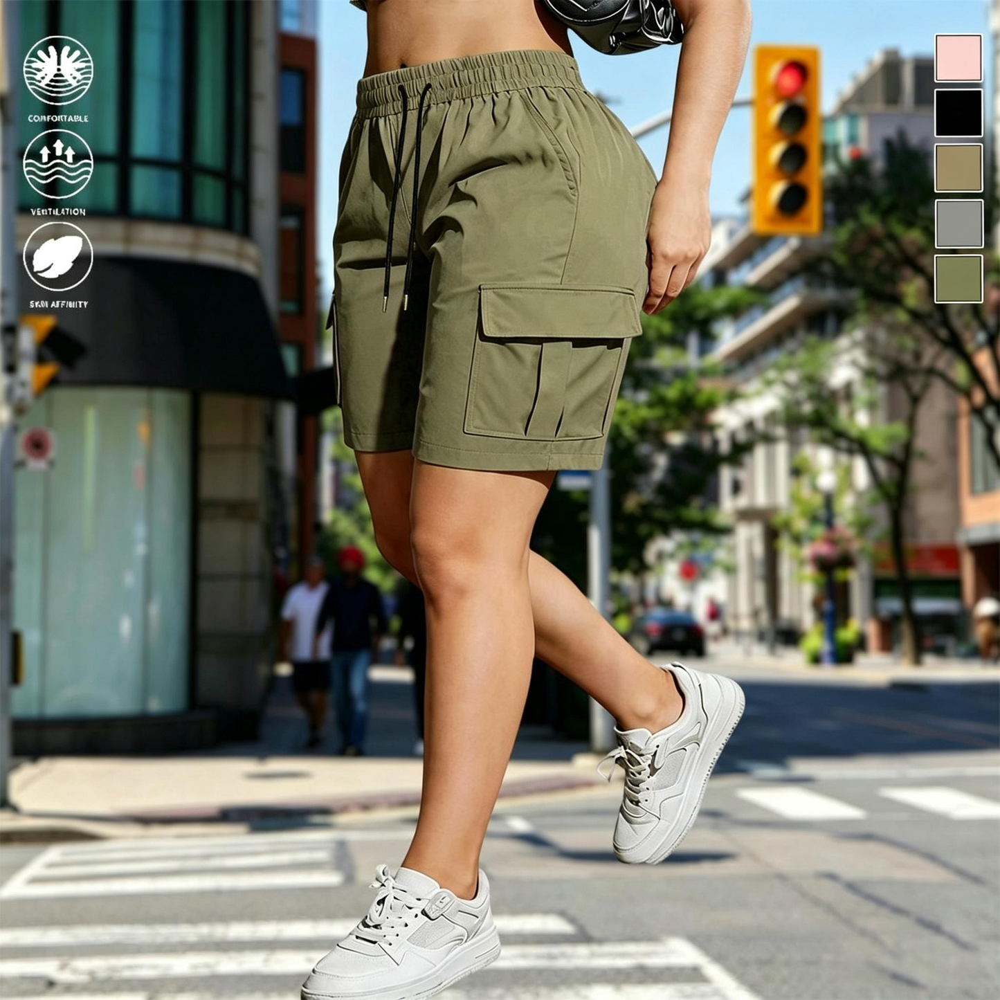 🔥 Final Hours of Sale 🔥Women’s outdoor cargo shorts—multi-pocket design