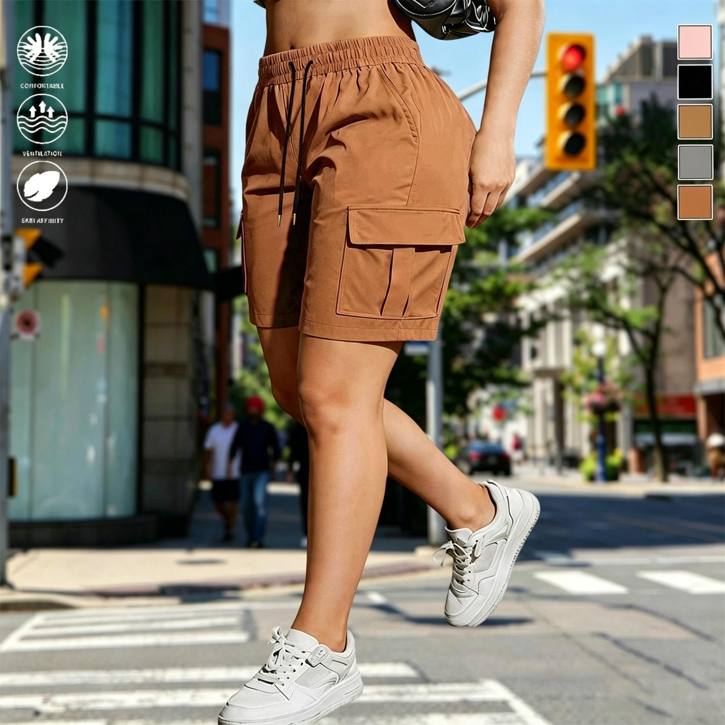 🔥 Final Hours of Sale 🔥Women’s outdoor cargo shorts—multi-pocket design