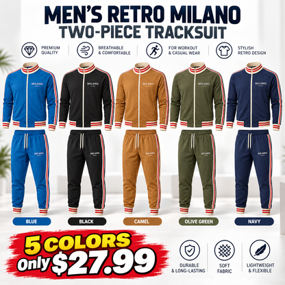 Men's Retro Milano Two-Piece Tracksuit
