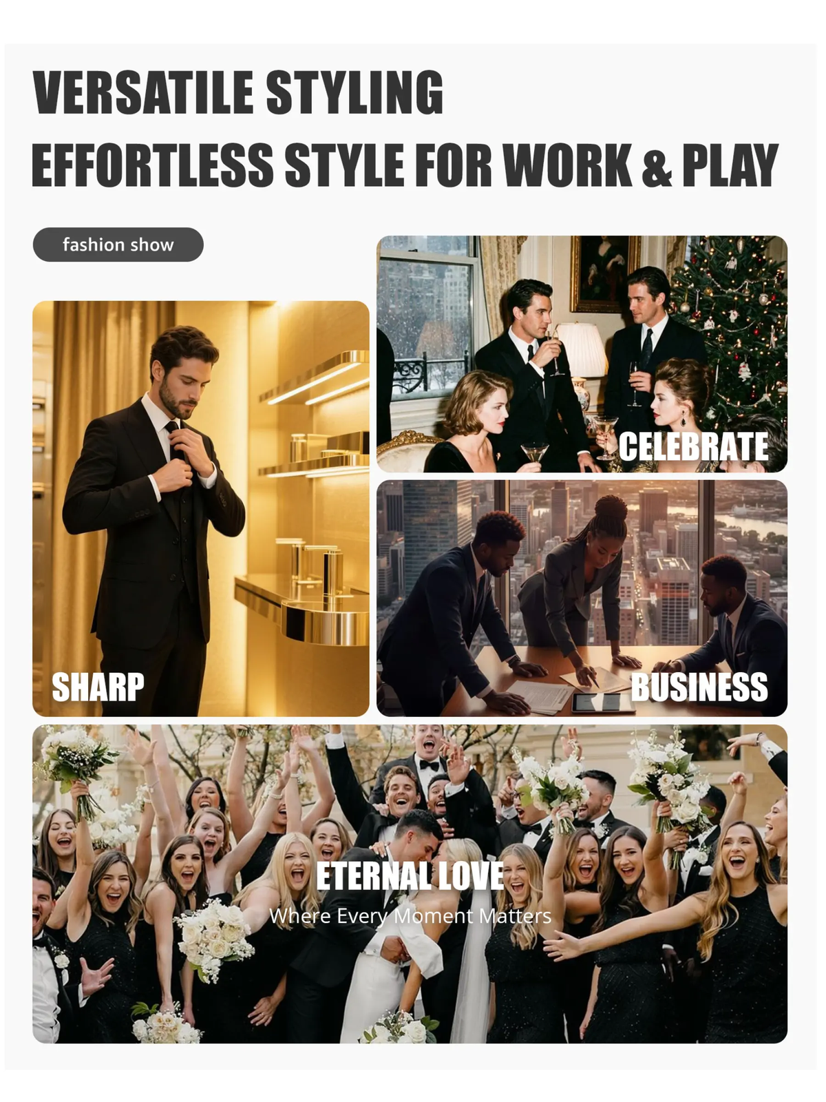 🔥Last Day Promotion!🔥Men's Formal  with Vest & Tie
