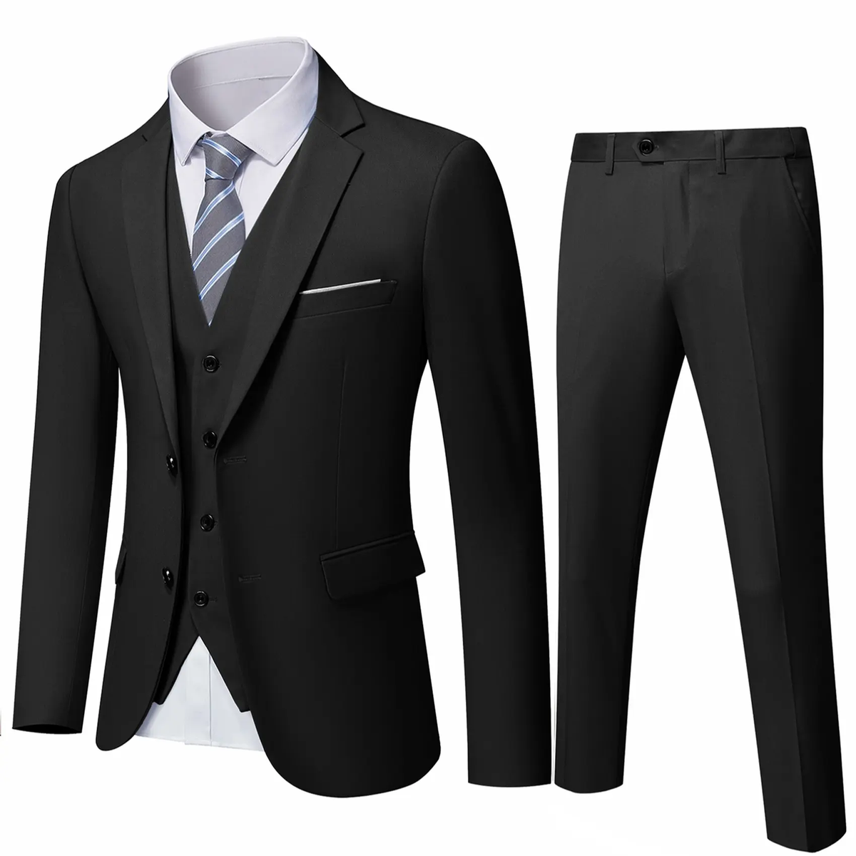 🔥Last Day Promotion!🔥Men's Formal  with Vest & Tie