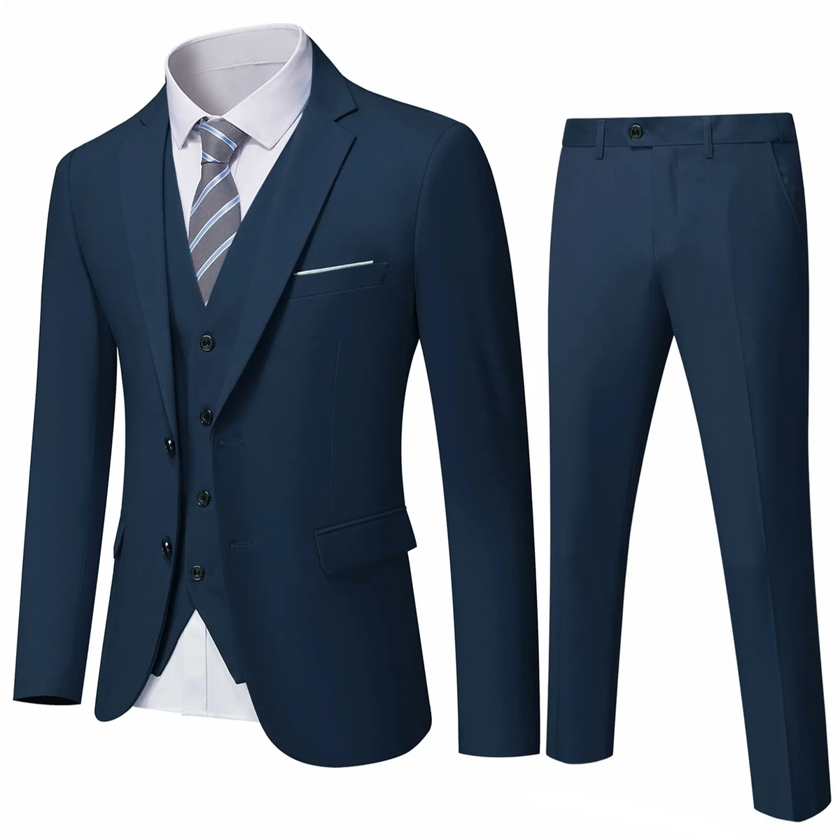 🔥Last Day Promotion!🔥Men's Formal  with Vest & Tie