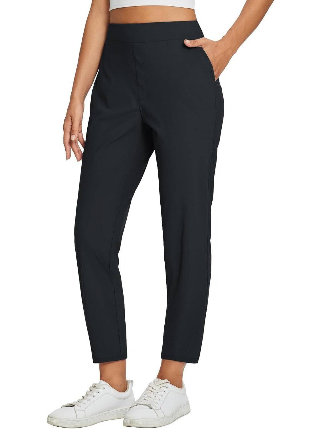 🚨 Last Chance To Save 🚨Women’s Fitted High-Waisted Zip-Pocket Trousers