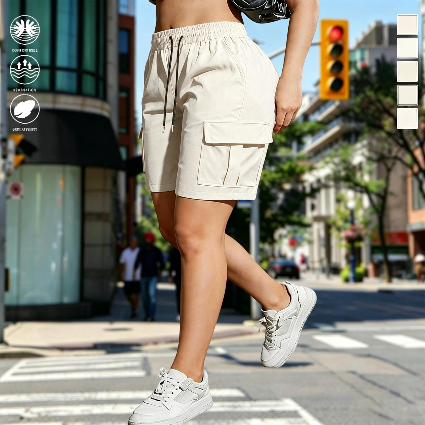 🔥 Final Hours of Sale 🔥Women’s outdoor cargo shorts—multi-pocket design