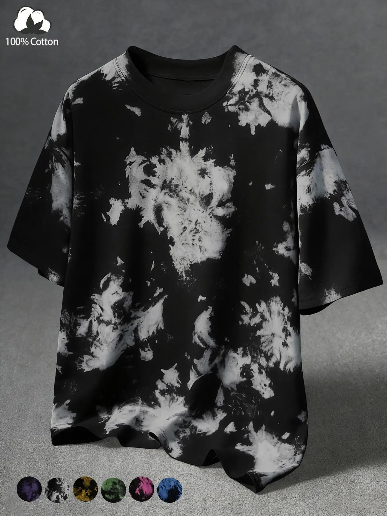 ⏰ Sale Ends Tonight ⏰Unisex Vintage Tie-Dye T-Shirt for Summer Streetwear