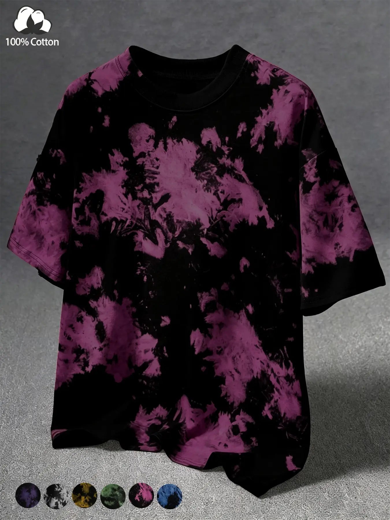 ⏰ Sale Ends Tonight ⏰Unisex Vintage Tie-Dye T-Shirt for Summer Streetwear