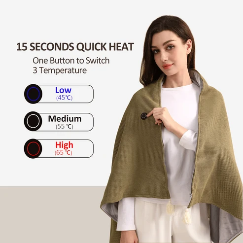 🔥Black friday Sale🔥Portable Heated Blanket Shawl