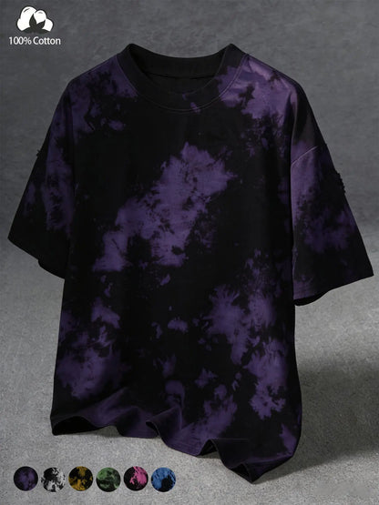 ⏰ Sale Ends Tonight ⏰Unisex Vintage Tie-Dye T-Shirt for Summer Streetwear