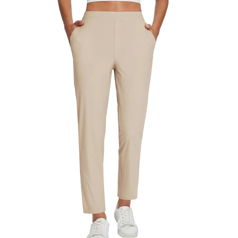 🚨 Last Chance To Save 🚨Women’s Fitted High-Waisted Zip-Pocket Trousers