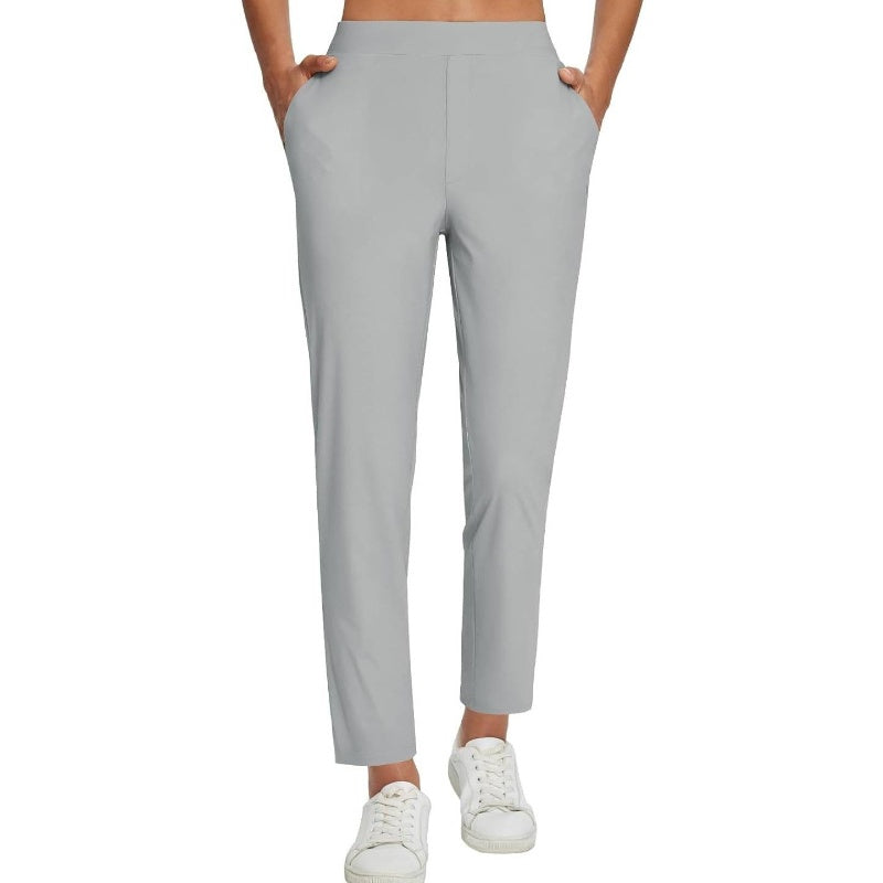 🚨 Last Chance To Save 🚨Women’s Fitted High-Waisted Zip-Pocket Trousers