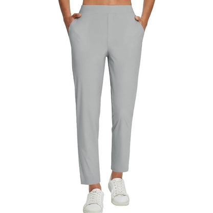 🚨 Last Chance To Save 🚨Women’s Fitted High-Waisted Zip-Pocket Trousers